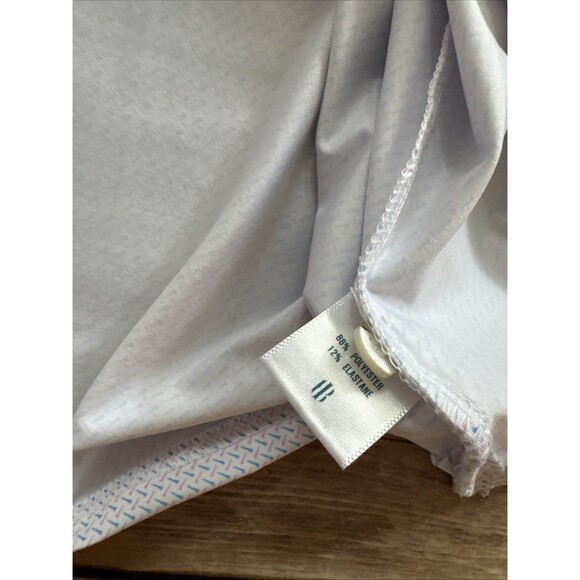 Holderness & Bourne The Demaret Golf Tee "a" Short-Sleeve Polo Shirt Large White - Picture 7 of 8